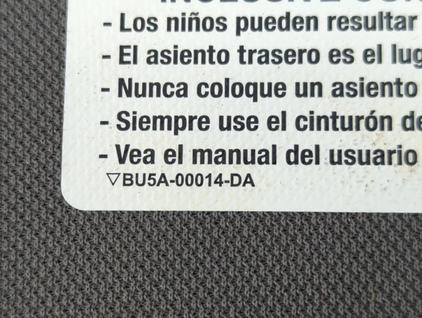 2015-2017 Ford F-150 Sun Visor Shade Replacement Passenger Right Mirror Fits Fits 2015 2016 2017 OEM Used Auto Parts - Oemus