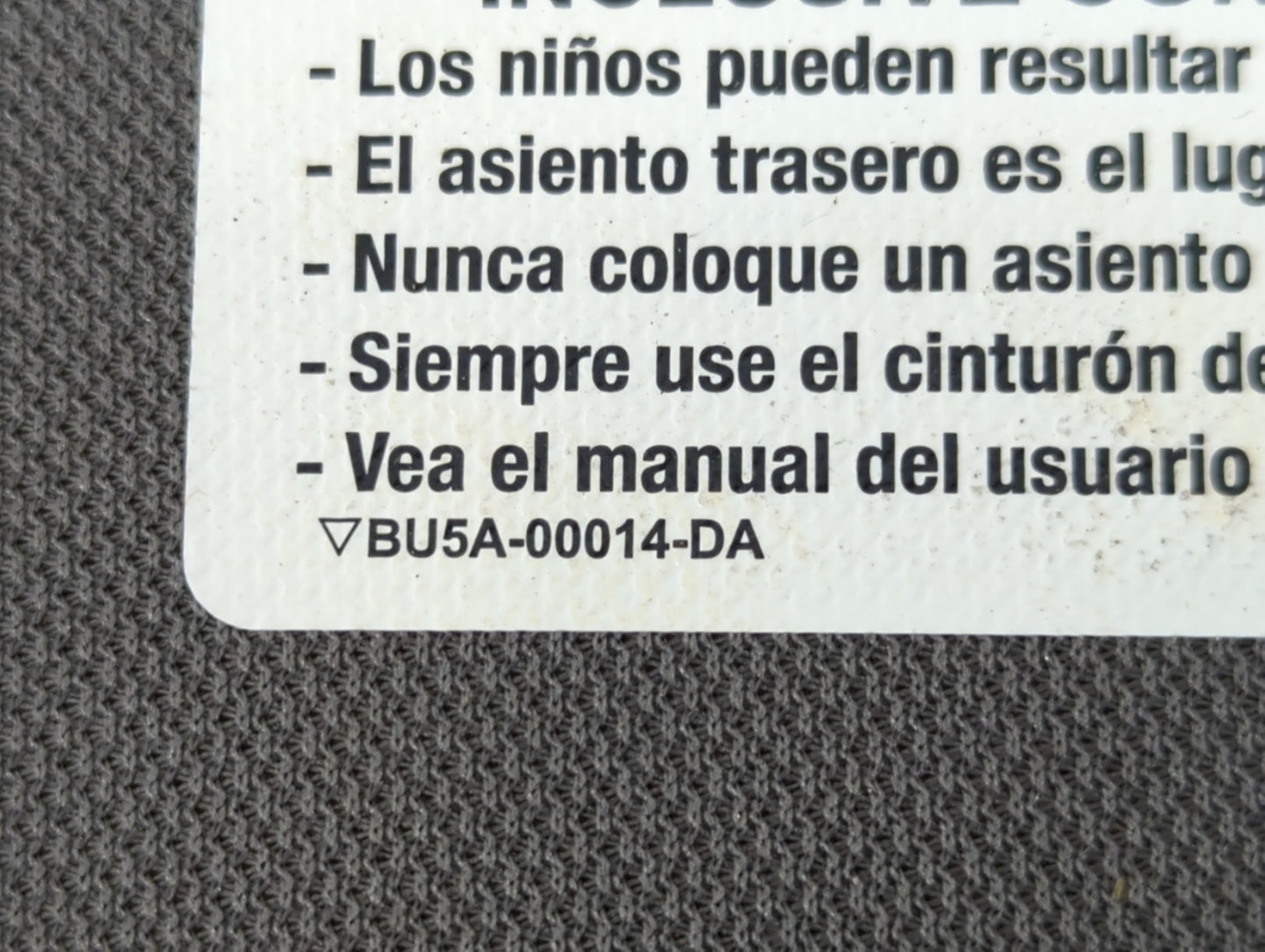 2015-2017 Ford F-150 Sun Visor Shade Replacement Passenger Right Mirror Fits Fits 2015 2016 2017 OEM Used Auto Parts - Oemus
