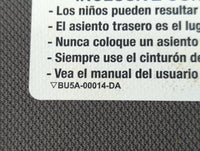 2015-2017 Ford F-150 Sun Visor Shade Replacement Passenger Right Mirror Fits Fits 2015 2016 2017 OEM Used Auto Parts - Oemus