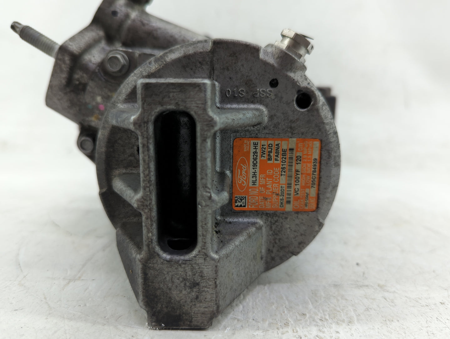 2017-2020 Ford F-150 Air Conditioning A/c Ac Compressor Oem - Oemusedautoparts1.com