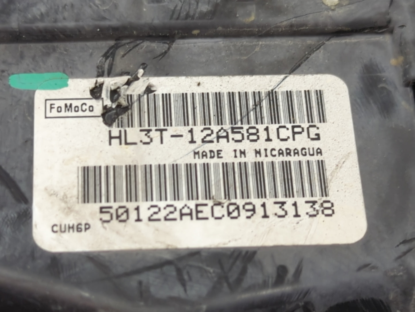 2017 Ford F-150 Fusebox Fuse Box Panel Relay Module P/N:HL3T-12A581CPG Fits OEM Used Auto Parts - Oemusedautoparts1.com