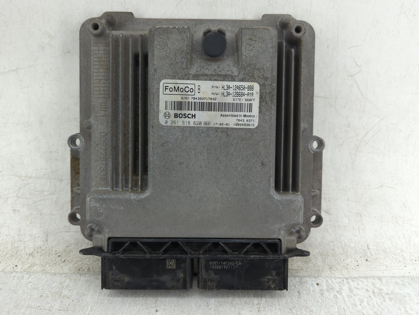 2017-2018 Ford F-150 PCM Engine Control Computer ECU ECM PCU OEM P/N:HL3A-12A650-BBB 0 261 S18 620 Fits Fits 2017 2018 OEM U
