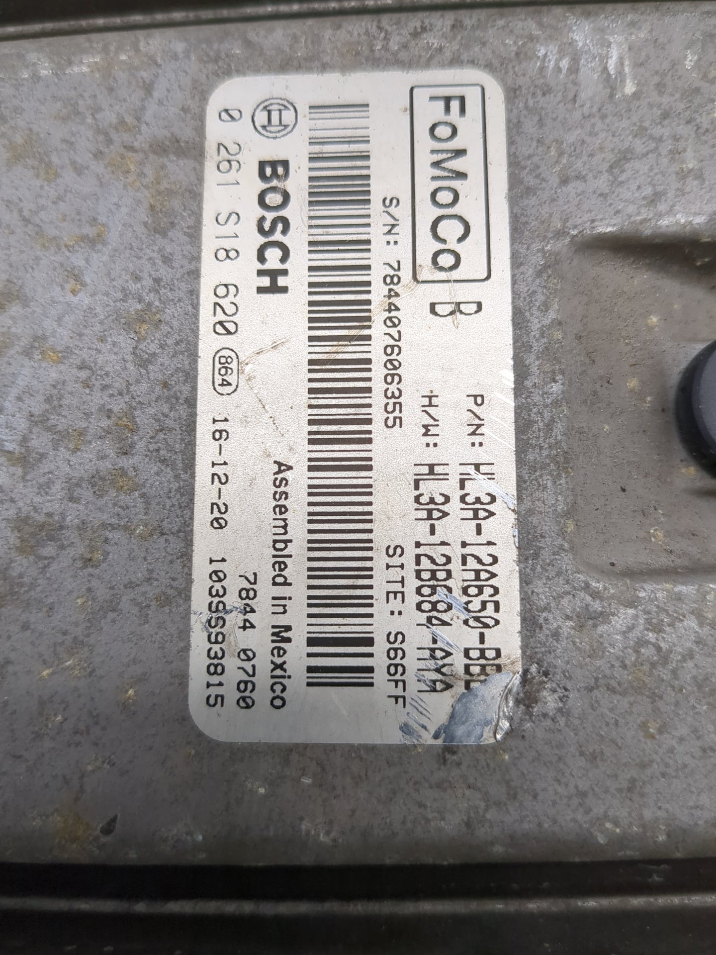2017-2018 Ford F-150 PCM Engine Control Computer ECU ECM PCU OEM P/N:HL3A-12A650-AYA Fits Fits 2017 2018 OEM Used Auto Parts