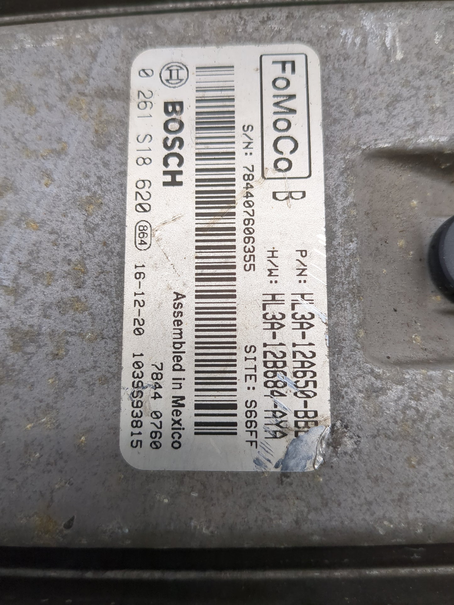 2017-2018 Ford F-150 PCM Engine Control Computer ECU ECM PCU OEM P/N:HL3A-12A650-AYA Fits Fits 2017 2018 OEM Used Auto Parts
