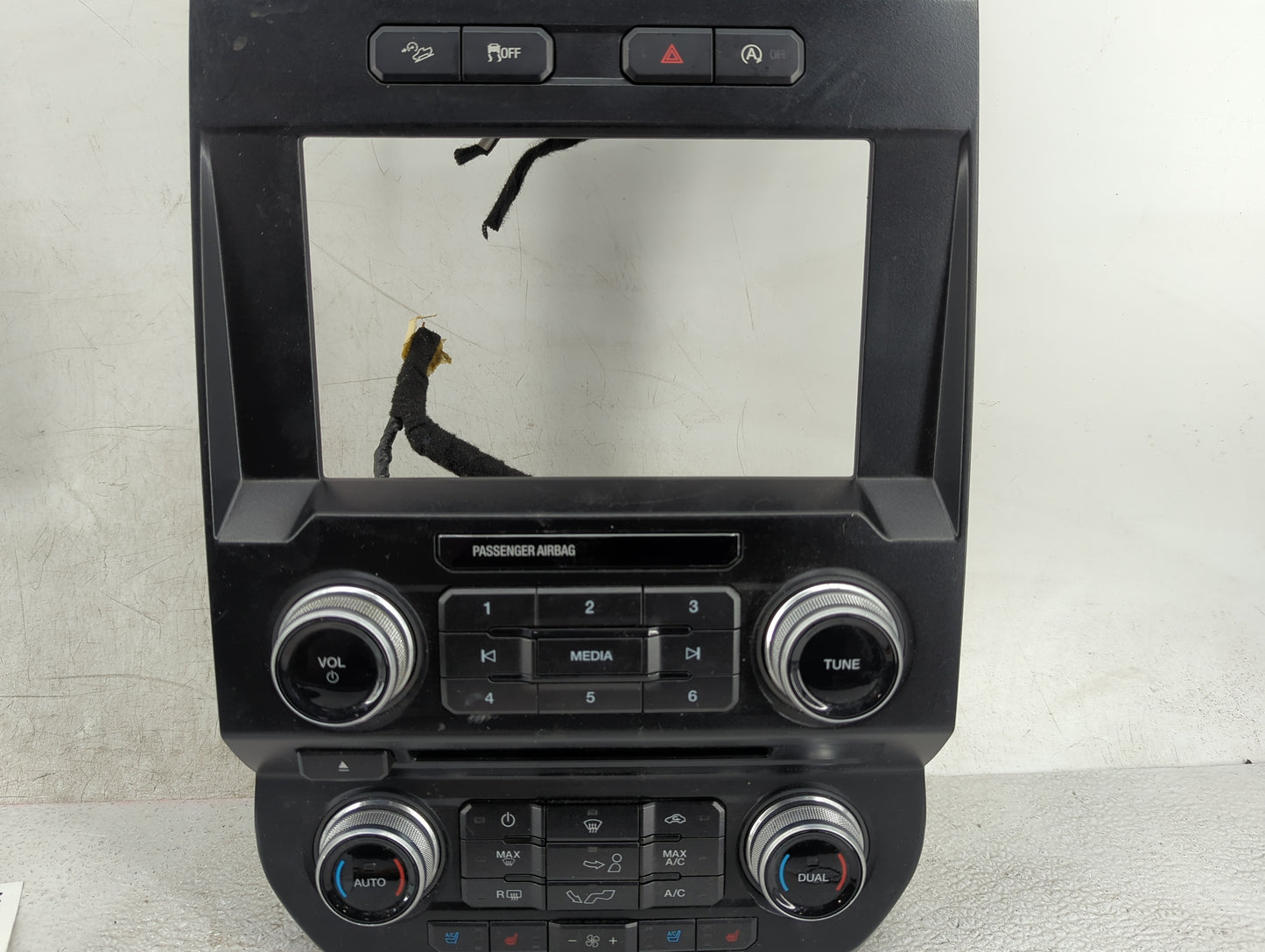 2017-2017 Ford F-150 Radio Control Panel Black - Oemusedautoparts1.com