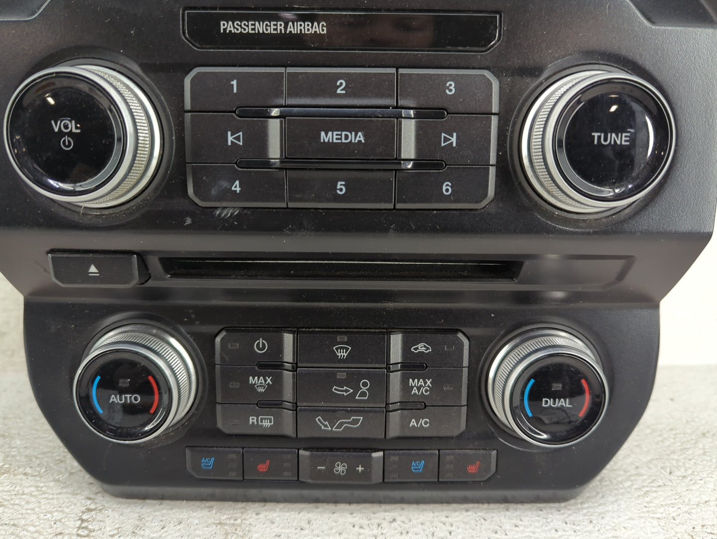 2017-2017 Ford F-150 Radio Control Panel Black - Oemusedautoparts1.com