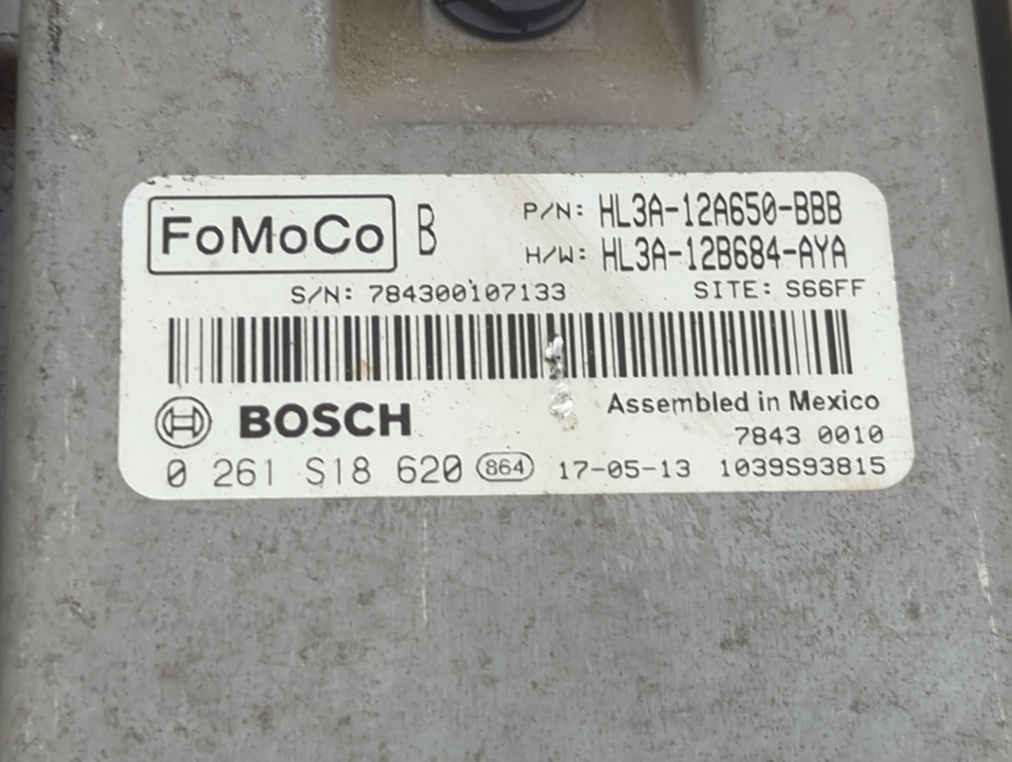 2017-2018 Ford F-150 PCM Engine Control Computer ECU ECM PCU OEM P/N:HL3A-12A650-BBB HL3A-12B684-AYA Fits Fits 2017 2018 OEM