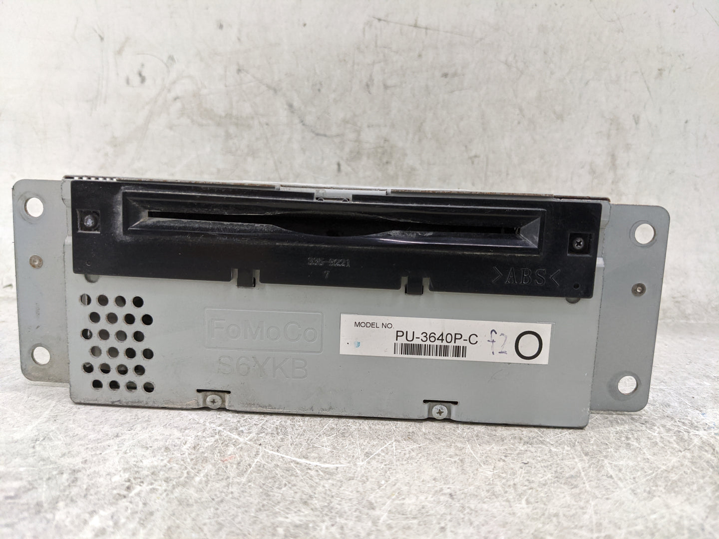 2016 Ford F-150 Radio AM FM Cd Player Receiver Replacement P/N:PU-3640P-C GL3T-19C107-BA Fits OEM Used Auto Parts - Oemuseda