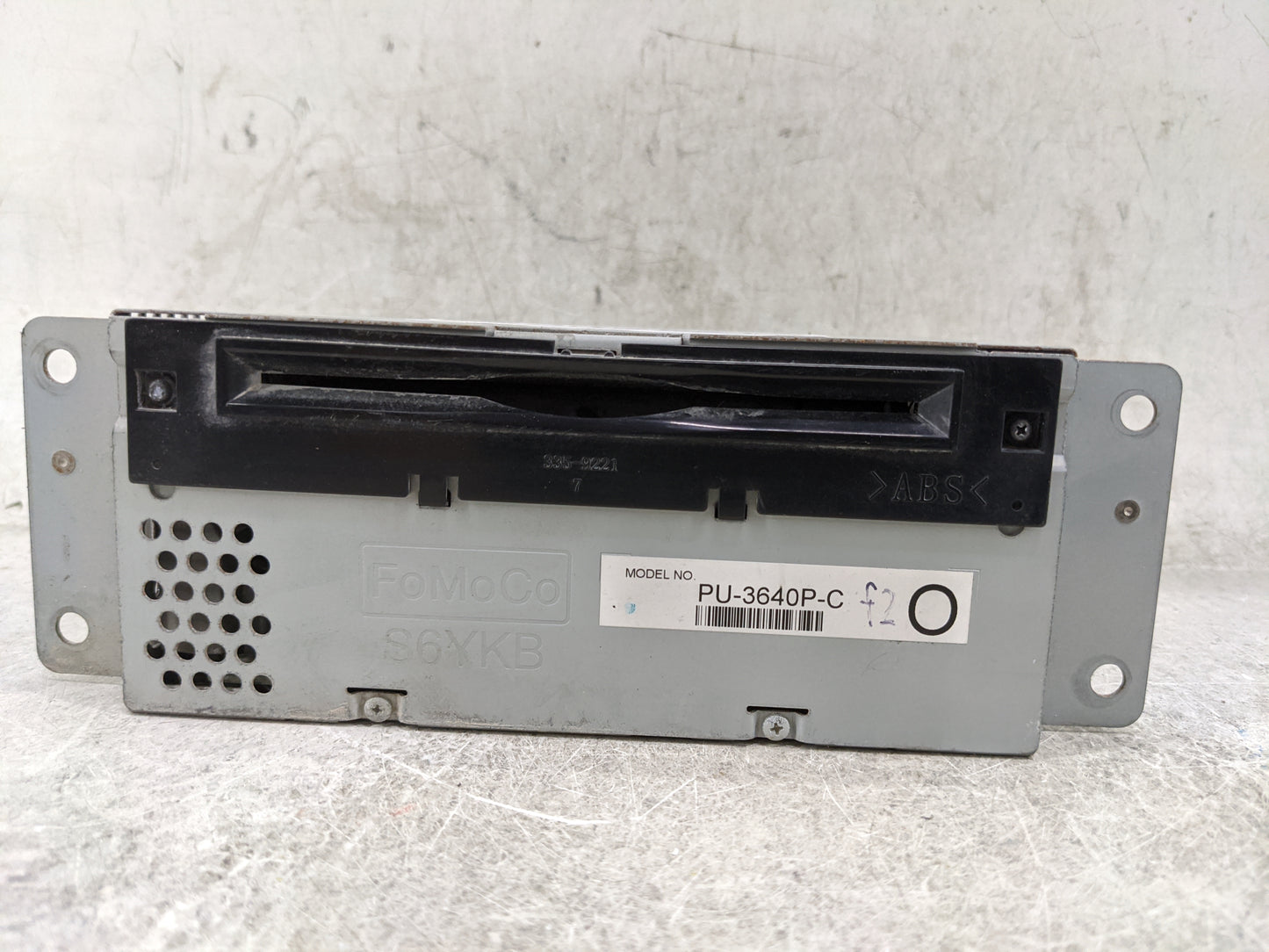 2016 Ford F-150 Radio AM FM Cd Player Receiver Replacement P/N:PU-3640P-C GL3T-19C107-BA Fits OEM Used Auto Parts - Oemuseda