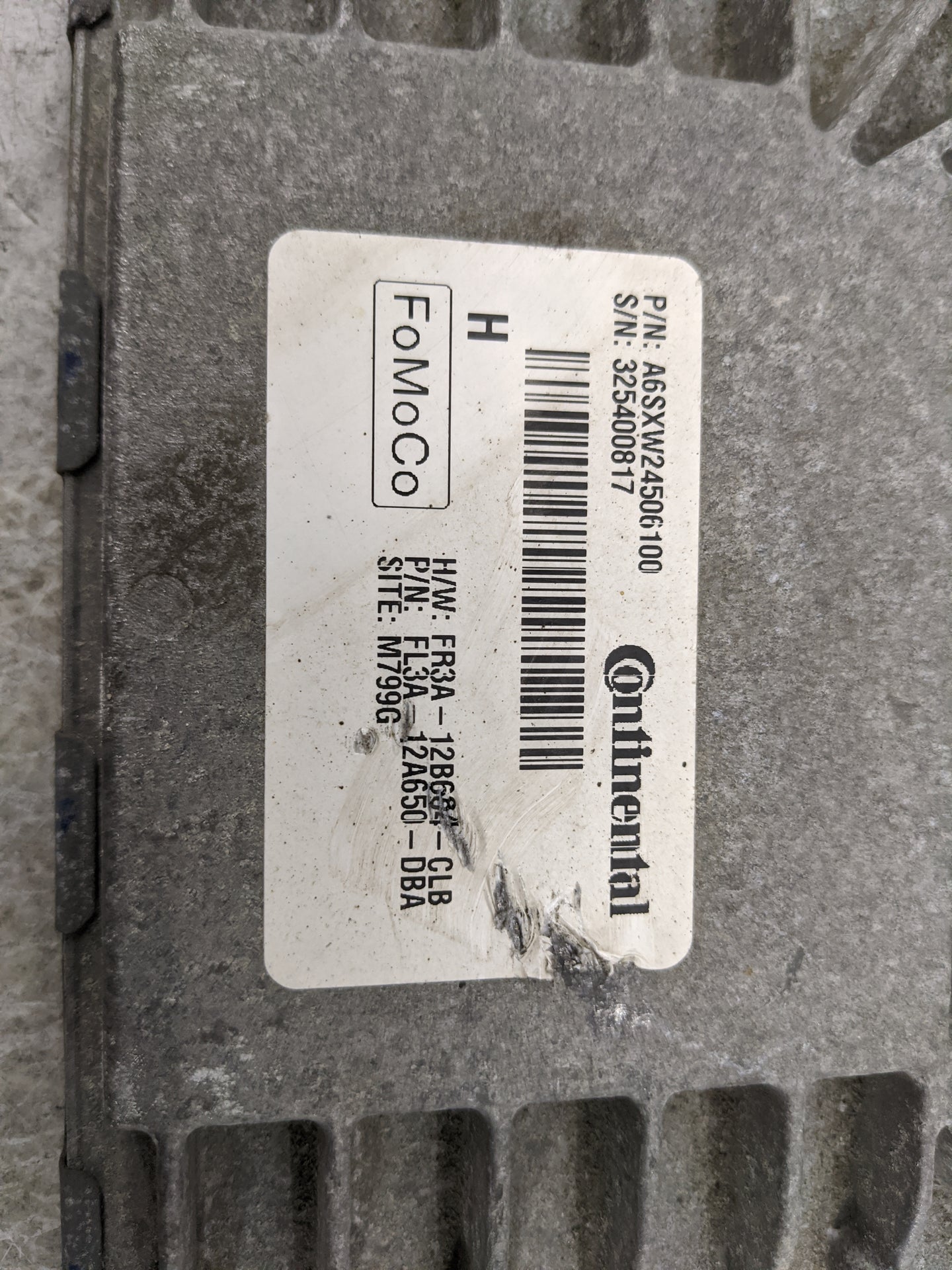 2015-2017 Ford F-150 PCM Engine Control Computer ECU ECM PCU OEM P/N:A6SXW24506100 FR3A-12B684-CLB Fits OEM Used Auto Parts 
