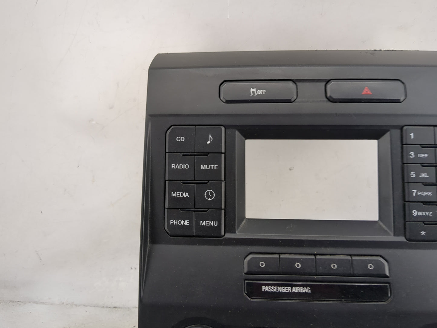 2017-2017 Ford F-150 Radio Control Panel Black - Oemusedautoparts1.com