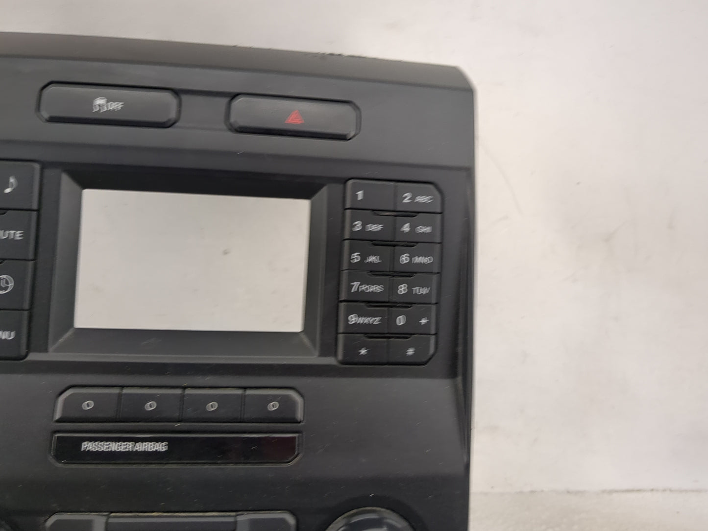 2017-2017 Ford F-150 Radio Control Panel Black - Oemusedautoparts1.com