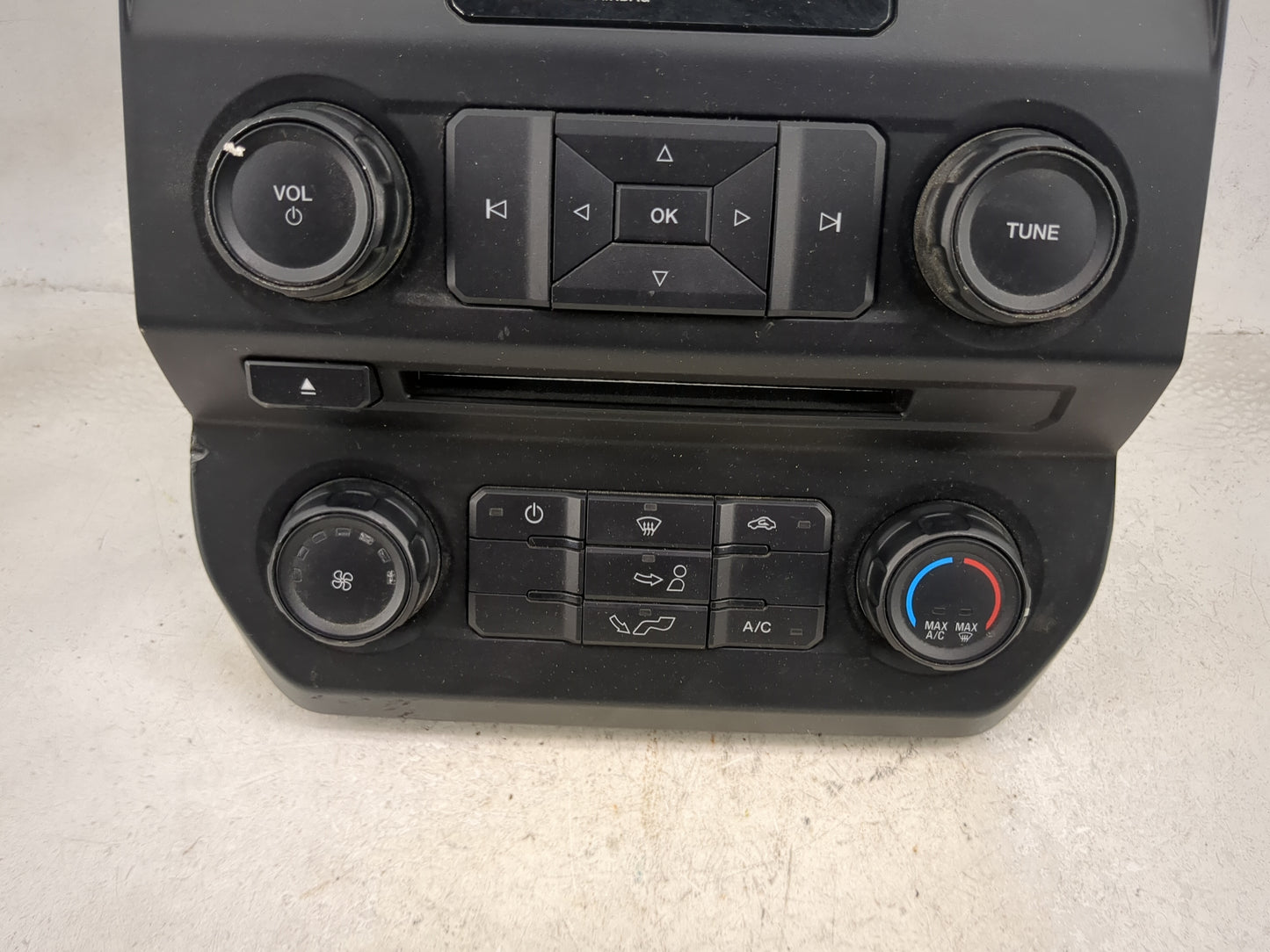 2017-2017 Ford F-150 Radio Control Panel Black - Oemusedautoparts1.com