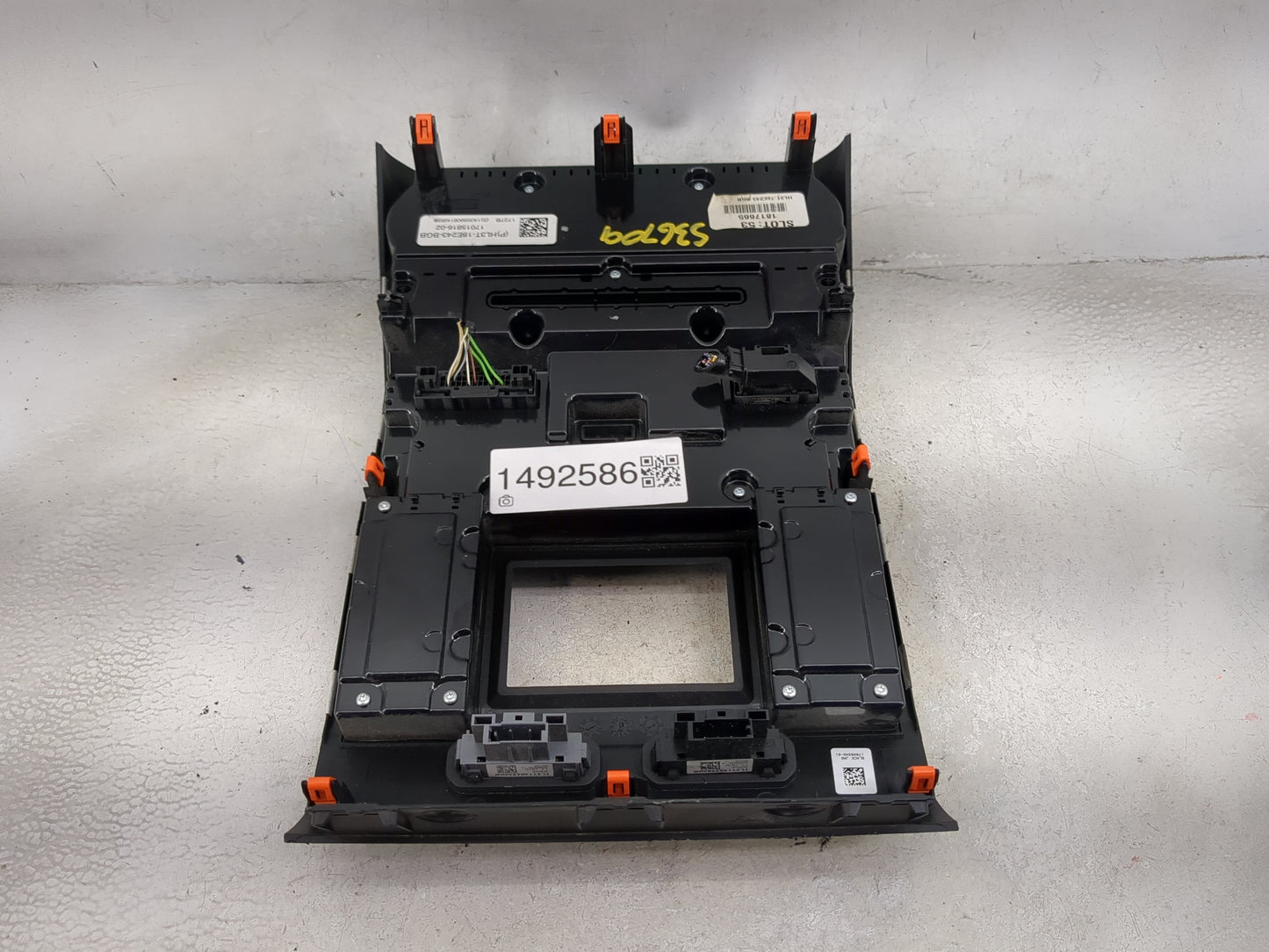 2017-2017 Ford F-150 Radio Control Panel Black - Oemusedautoparts1.com