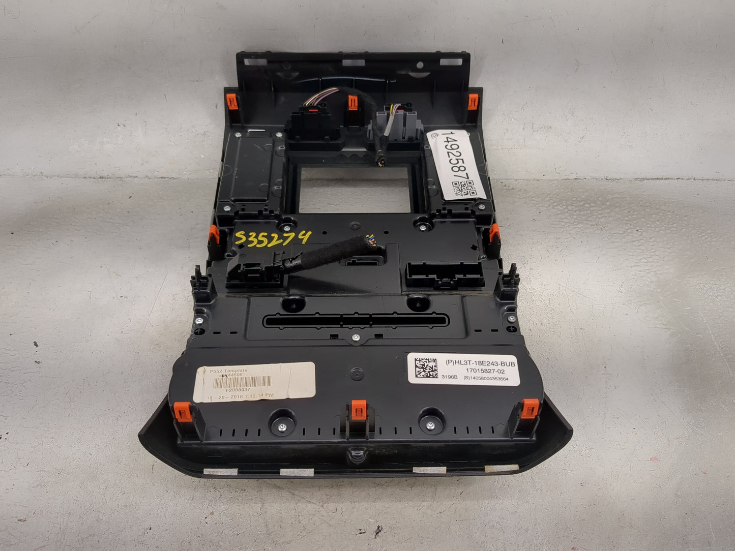 2017-2017 Ford F-150 Radio Control Panel 1492587 - Oemusedautoparts1.com
