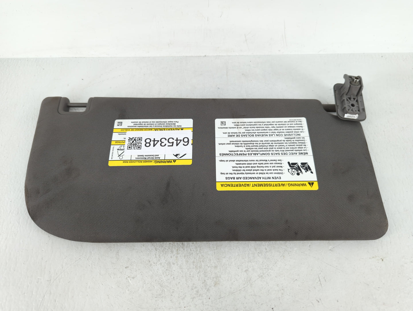 2015-2017 Ford F-150 Sun Visor Shade Replacement Passenger Right Mirror Fits Fits 2015 2016 2017 OEM Used Auto Parts - Oemus