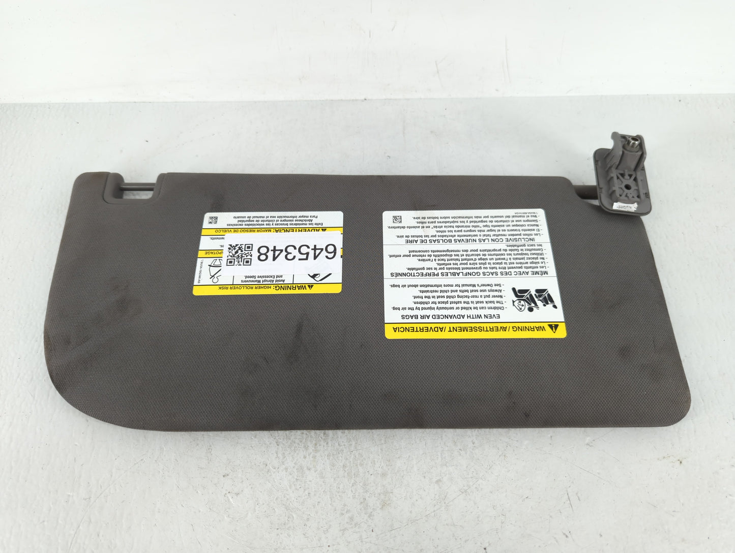 2015-2017 Ford F-150 Sun Visor Shade Replacement Passenger Right Mirror Fits Fits 2015 2016 2017 OEM Used Auto Parts - Oemus