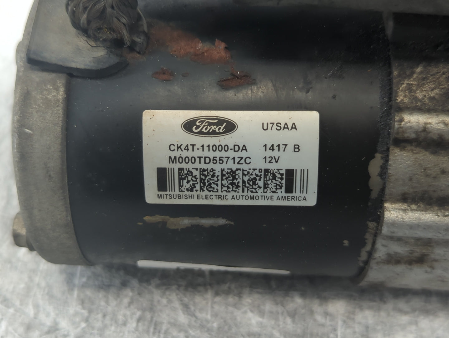 2015-2017 Ford F-150 Car Starter Motor Solenoid OEM P/N:M000TD5571ZC CK4T-11000-DA Fits Fits 2015 2016 2017 2018 2019 2020 O
