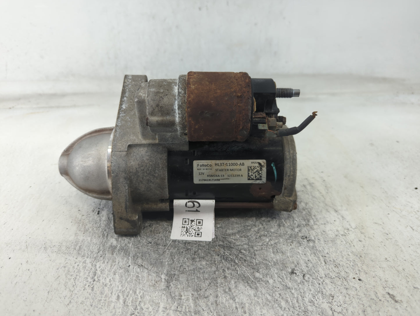 2017 Ford F-150 Car Starter Motor Solenoid OEM P/N:HL3T-11000-AB Fits OEM Used Auto Parts - Oemusedautoparts1.com
