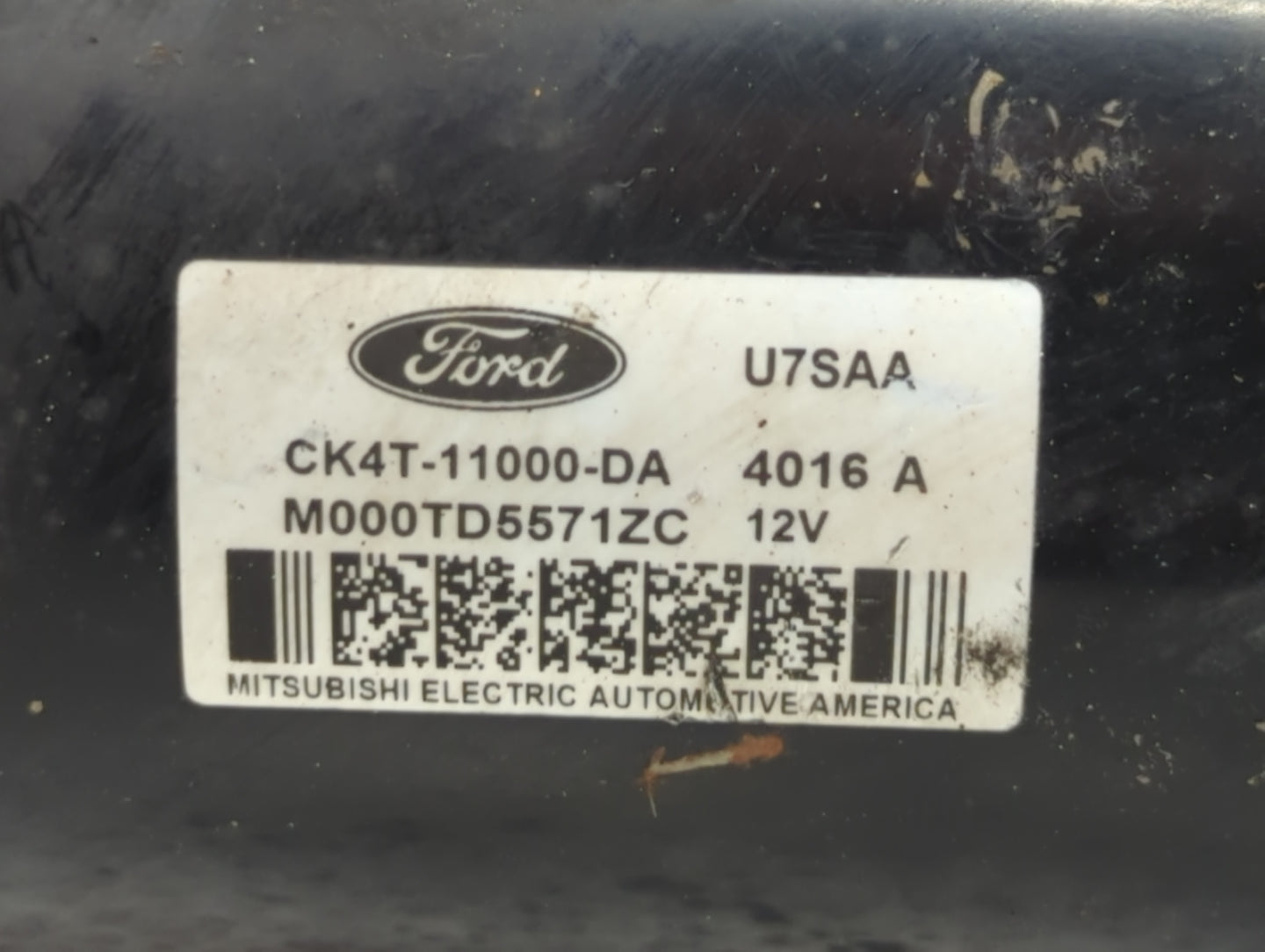 2015-2017 Ford F-150 Car Starter Motor Solenoid OEM P/N:M000TD5571ZC CK4T-11000-DA Fits Fits 2015 2016 2017 2018 2019 2020 O