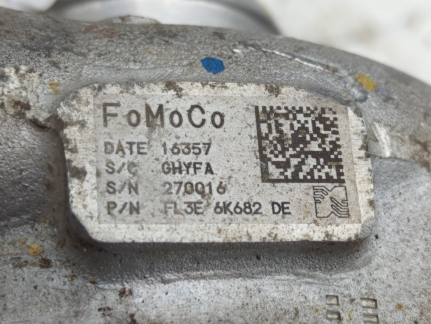 2015 Ford F-150 Turbocharger Turbo Charger Super Charger Supercharger - Oemusedautoparts1.com