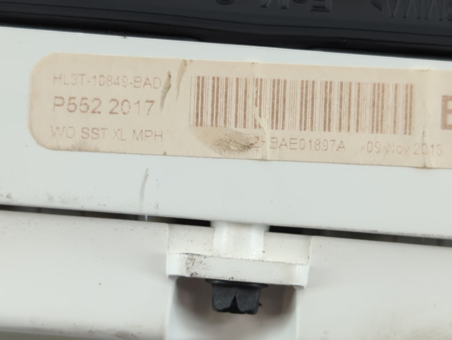 2017 Ford F-150 Instrument Cluster Speedometer Gauges P/N:HL3T-10849-BAD P552 2017 Fits OEM Used Auto Parts - Oemusedautopar