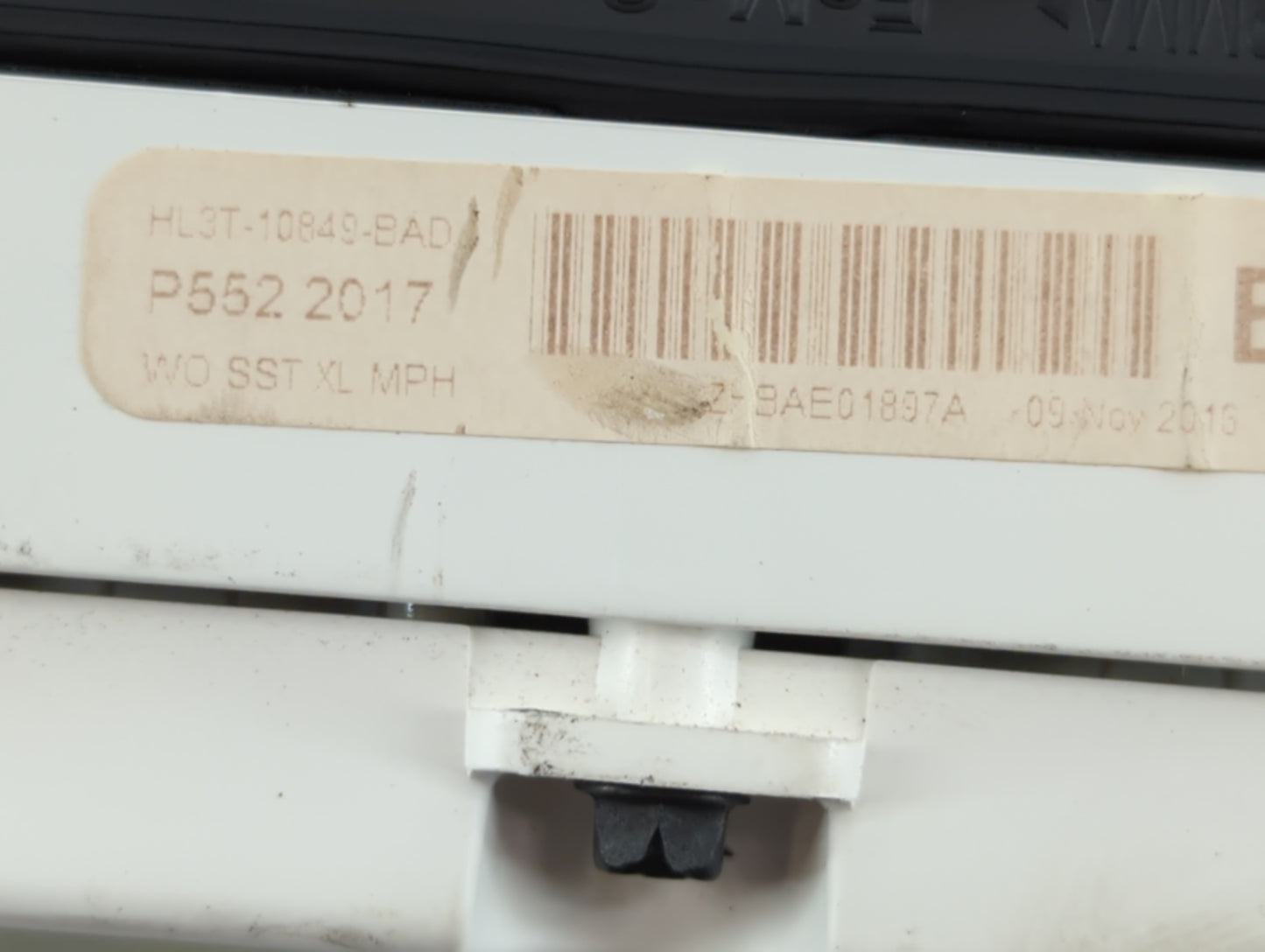 2017 Ford F-150 Instrument Cluster Speedometer Gauges P/N:HL3T-10849-BAD P552 2017 Fits OEM Used Auto Parts - Oemusedautopar