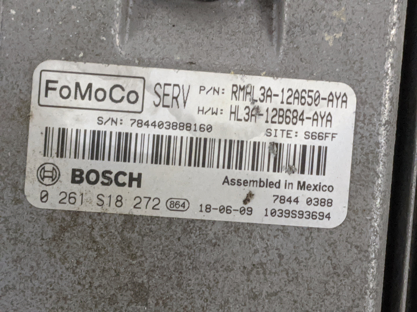 2017 Ford F150 PCM Engine Control Computer ECU ECM PCU OEM P/N:RMHL3A-12A650-AYA HL3A-12B684-AYA, 0261S18272 Fits Fits 2018 