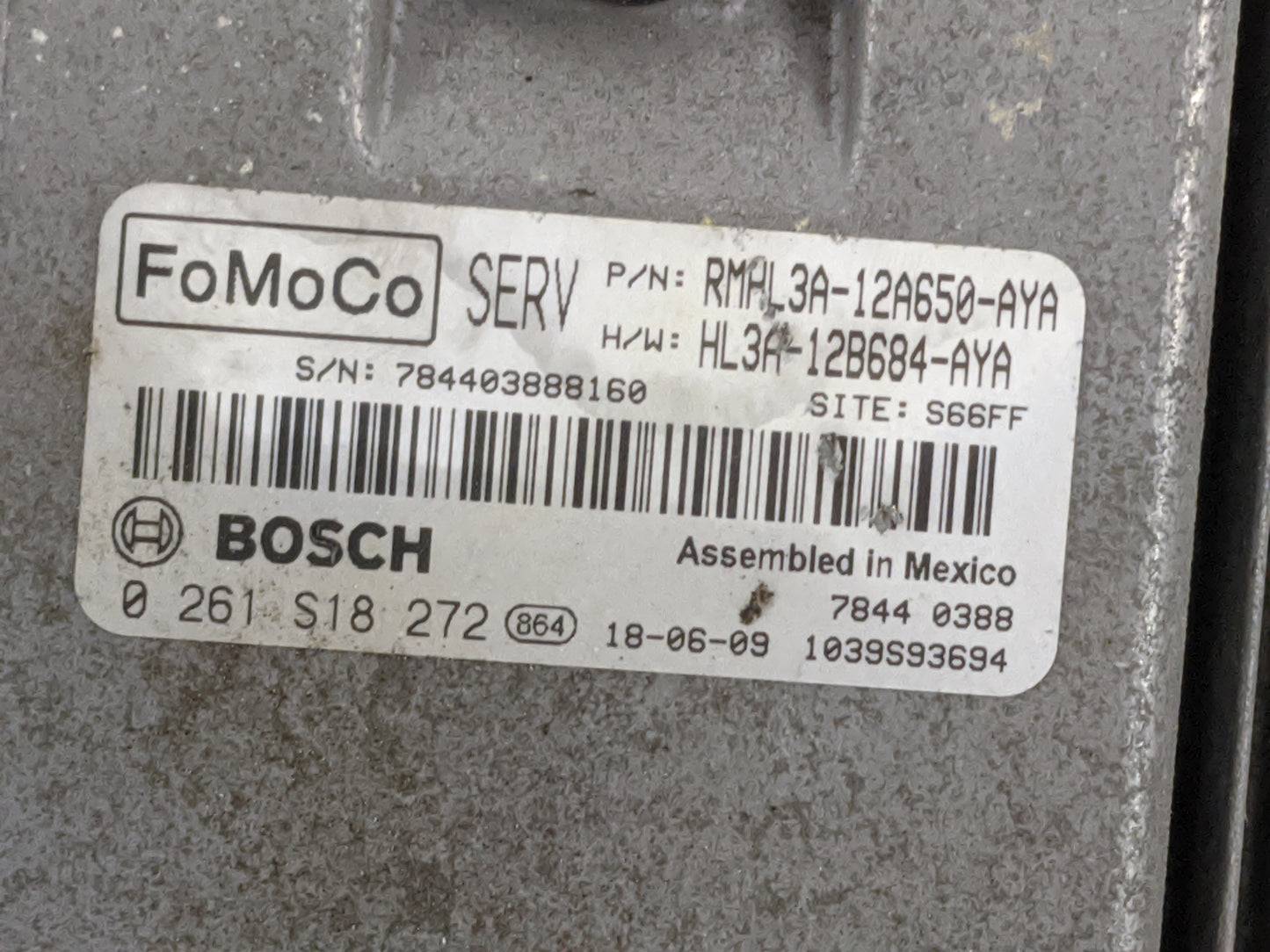 2017 Ford F150 PCM Engine Control Computer ECU ECM PCU OEM P/N:RMHL3A-12A650-AYA HL3A-12B684-AYA, 0261S18272 Fits Fits 2018 