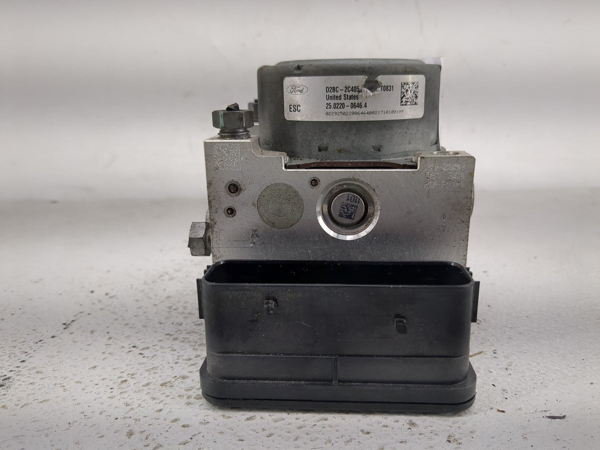 2014-2019 Ford Fiesta Anti-Lock Brake ABS Pump Module Actuator OEM P/N:D2BC-2C405 Fits Fits 2014 2015 2016 2017 2018 2019 OE