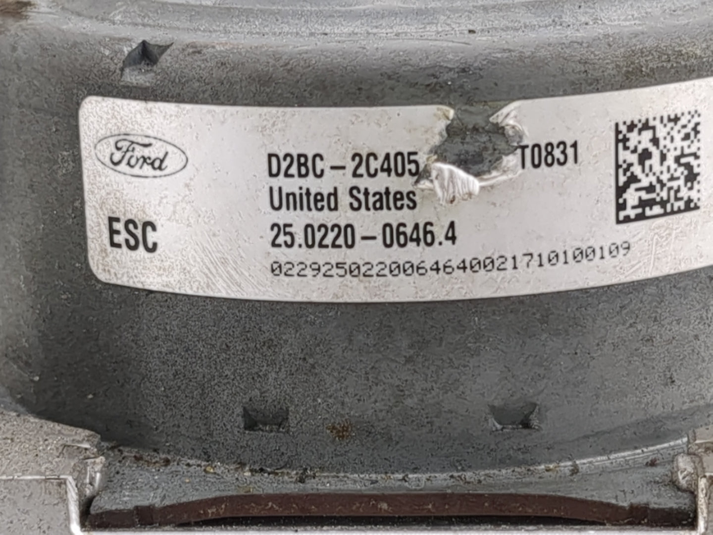 2014-2019 Ford Fiesta ABS Pump Control Module Replacement P/N:D2BC-2C405 Fits Fits 2014 2015 2016 2017 2018 2019 OEM Used Au