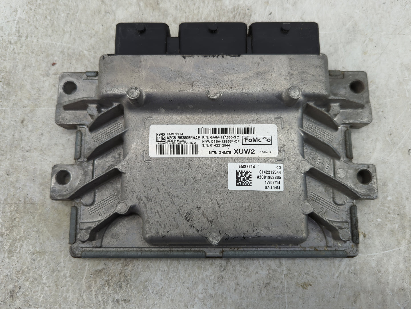 2015-2018 Ford Fiesta PCM Engine Control Computer ECU ECM PCU OEM P/N:A2C81963805R4AE GA6A-12A650-GC Fits Fits 2015 2016 201