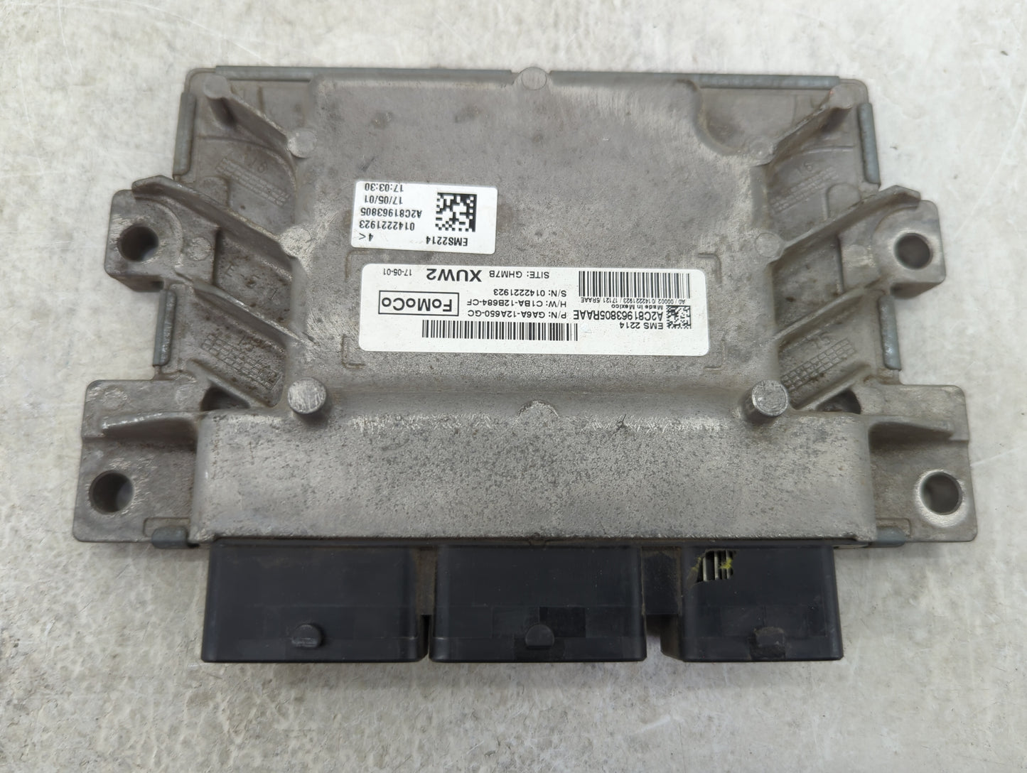 2015-2017 Ford Fiesta PCM Engine Control Computer ECU ECM PCU OEM P/N:GA6A-12A650-GC C1BA-12B684-CF Fits Fits 2015 2016 2017