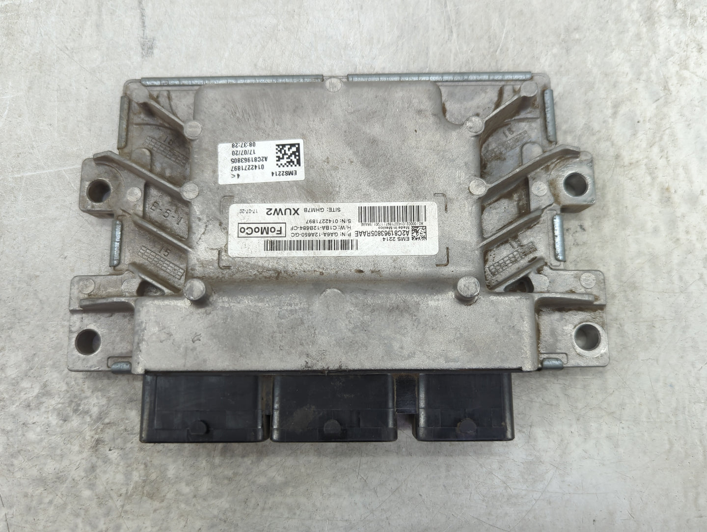 2016-2018 Ford Fiesta PCM Engine Control Computer ECU ECM PCU OEM P/N:GA6A-12A650-GC AZC819638D5 Fits Fits 2016 2017 2018 OE