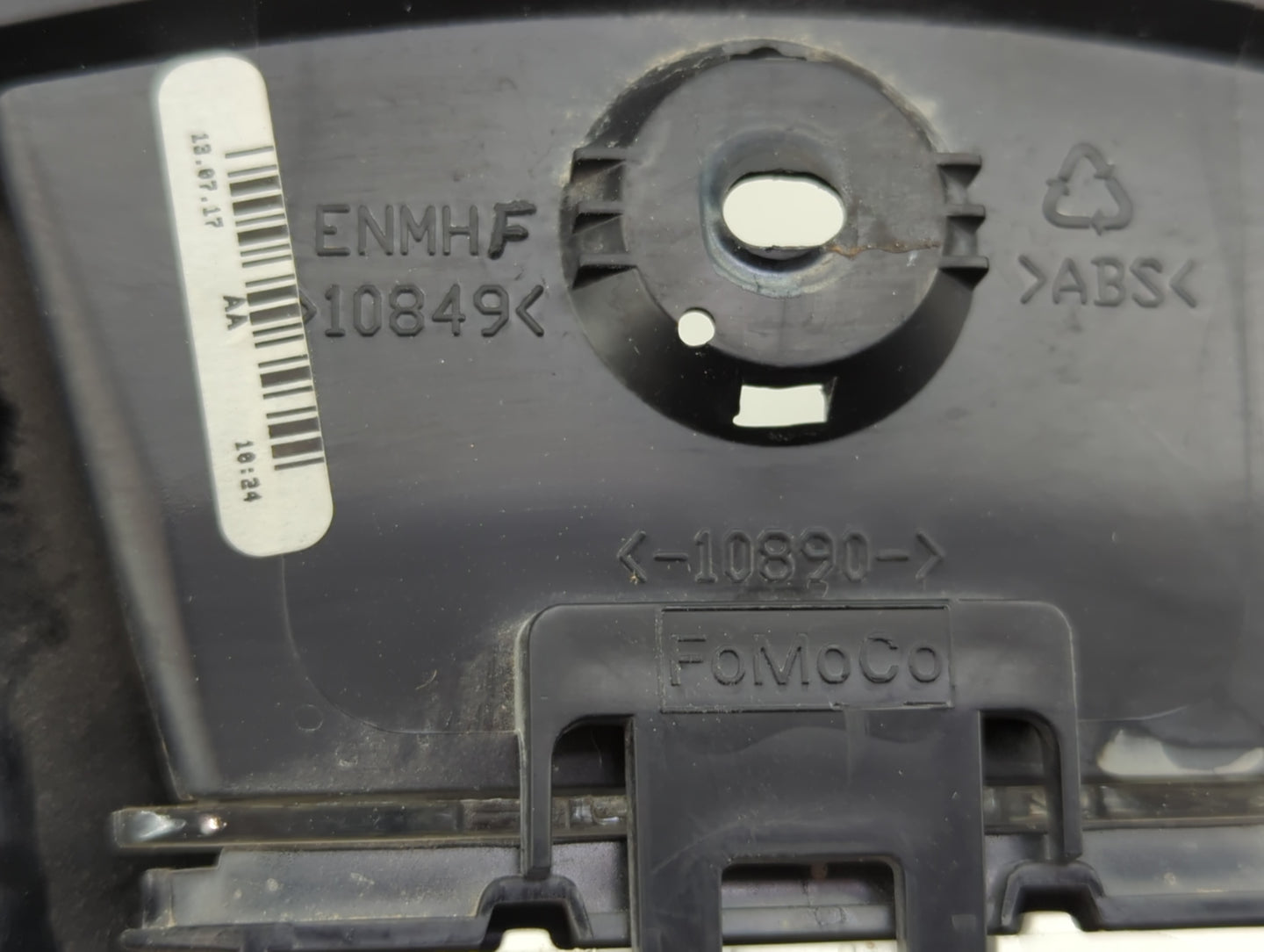 2017 Ford Fiesta Instrument Cluster Speedometer Gauges P/N:ENMHF10849AA 10890 Miles: Fits OEM Used Auto Parts - Oemusedautop