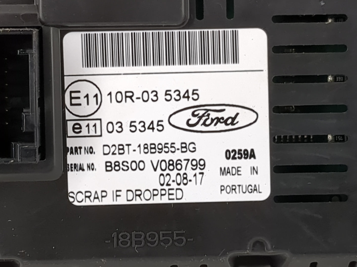 2014-2017 Ford Fiesta Information Display Screen 1491511 - Oemusedautoparts1.com