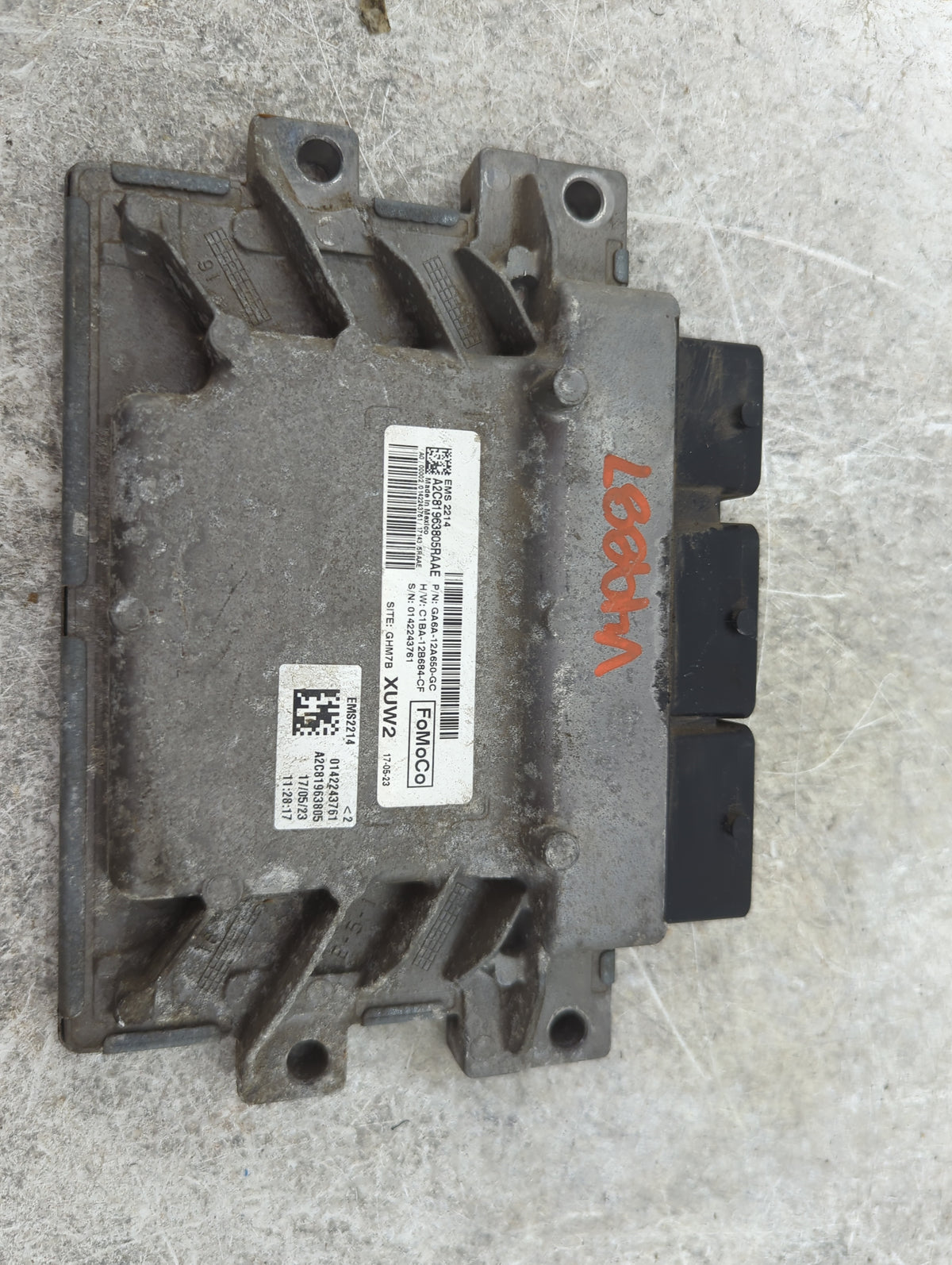 2016-2018 Ford Fiesta PCM Engine Control Computer ECU ECM PCU OEM P/N:A2C81963805RAAE GA6A-12A650-GC Fits Fits 2016 2017 201