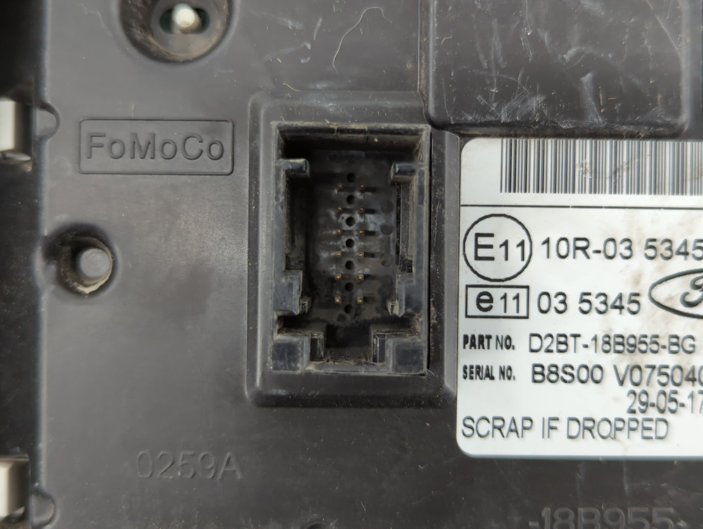 2014-2017 Ford Fiesta Information Display Screen - Oemusedautoparts1.com