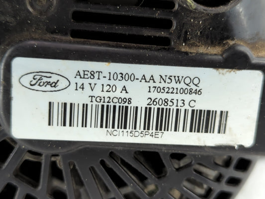 2011-2019 Ford Fiesta Alternator Replacement Generator Charging Assembly Engine OEM P/N:AE8T-10300-AA Fits OEM Used Auto Parts