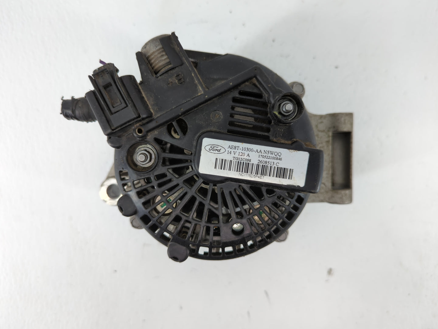 2011-2019 Ford Fiesta Alternator Replacement Generator Charging Assembly Engine OEM P/N:AE8T-10300-AA Fits OEM Used Auto Par