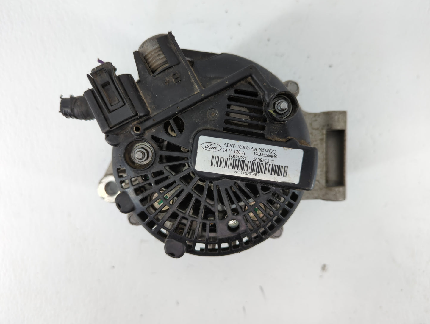 2011-2019 Ford Fiesta Alternator Replacement Generator Charging Assembly Engine OEM P/N:AE8T-10300-AA Fits OEM Used Auto Par