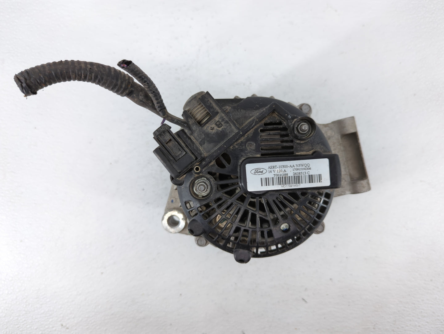 2011-2019 Ford Fiesta Alternator Replacement Generator Charging Assembly Engine OEM P/N:AE8T-10300-AA Fits OEM Used Auto Par