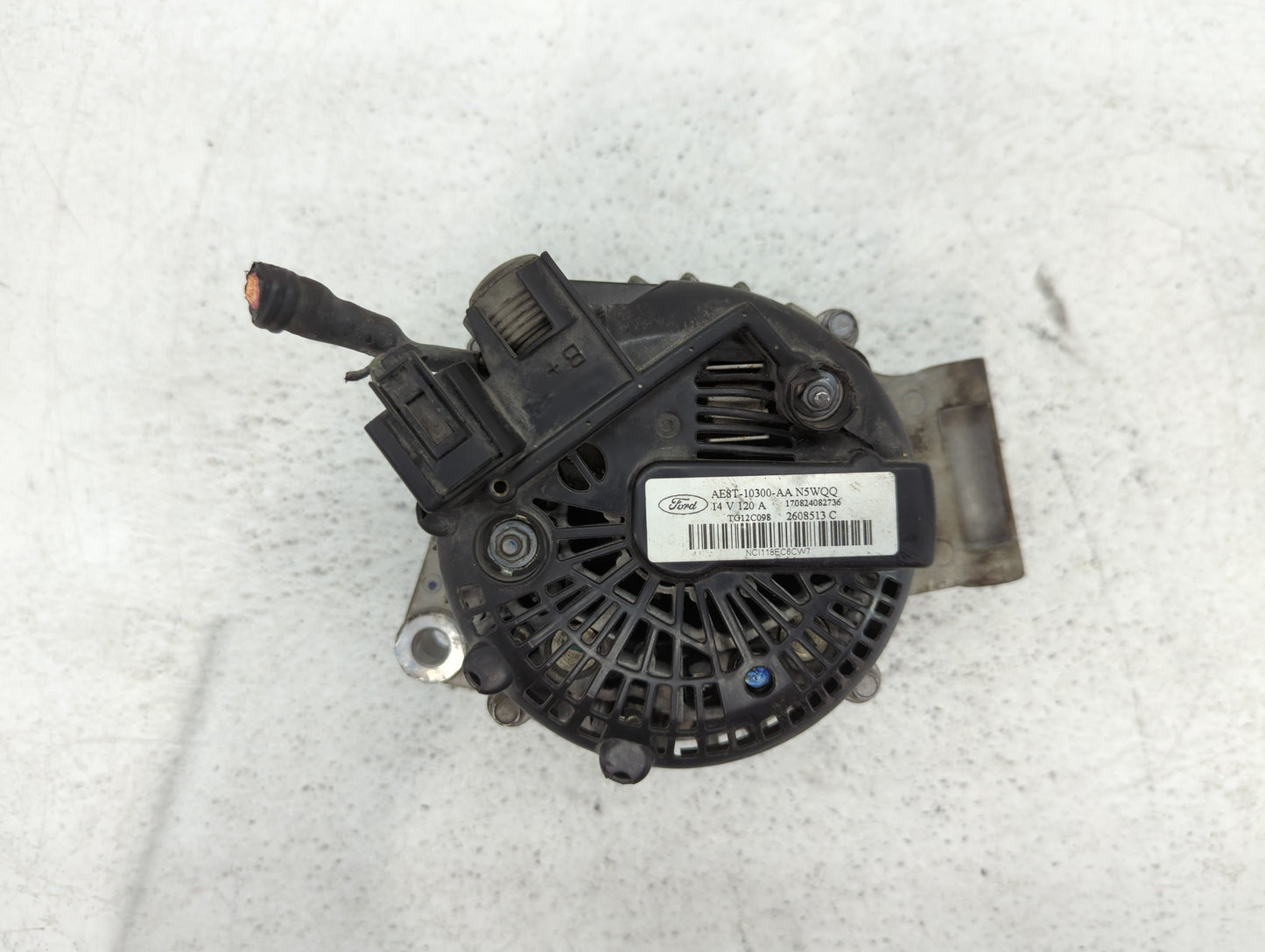 2011-2019 Ford Fiesta Alternator Replacement Generator Charging Assembly Engine OEM P/N:2608513 C AE8T-10300-AA Fits OEM Use