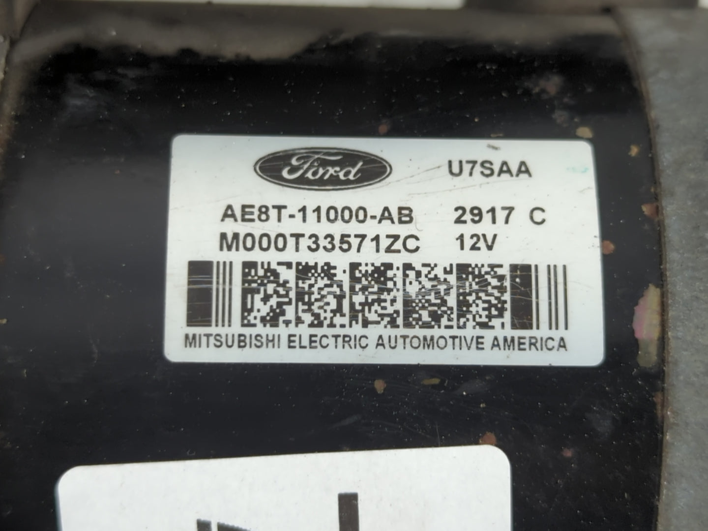 2011-2019 Ford Fiesta Car Starter Motor Solenoid OEM P/N:M000T33571ZC AE8T-11000-AB Fits OEM Used Auto Parts - Oemusedautopa