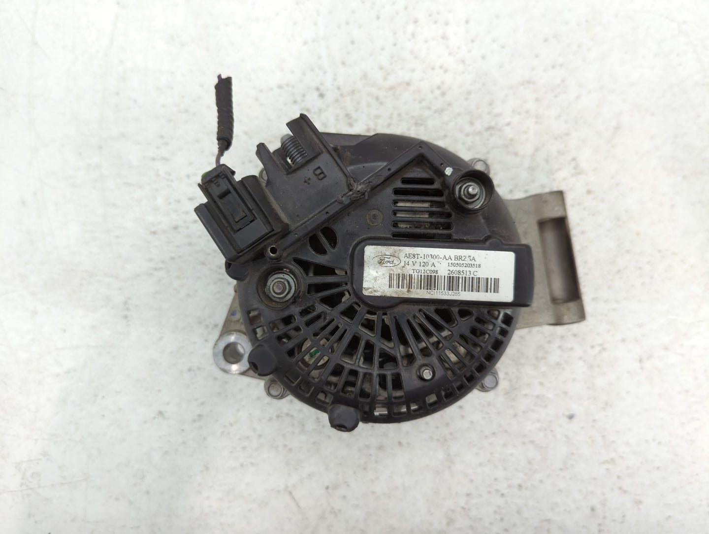 2011-2019 Ford Fiesta Alternator Replacement Generator Charging Assembly Engine OEM P/N:2608513 C AE8T-10300-AA Fits OEM Use