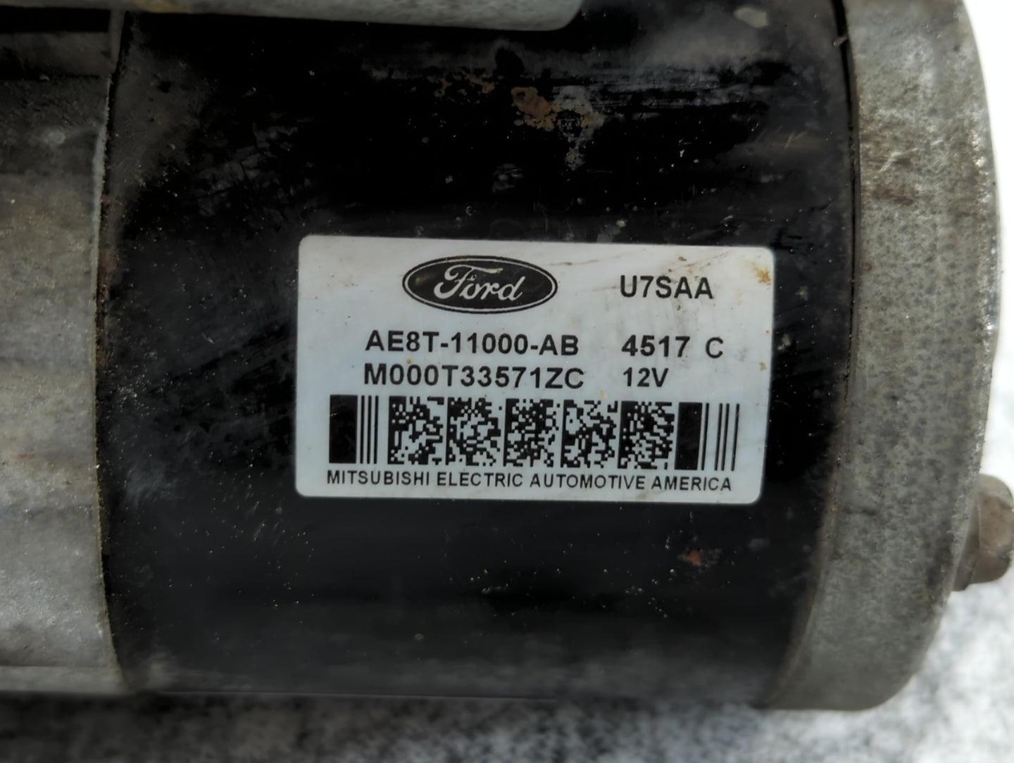 2011-2019 Ford Fiesta Car Starter Motor Solenoid OEM P/N:M000T33571ZC AE8T-11000-AB Fits OEM Used Auto Parts - Oemusedautopa
