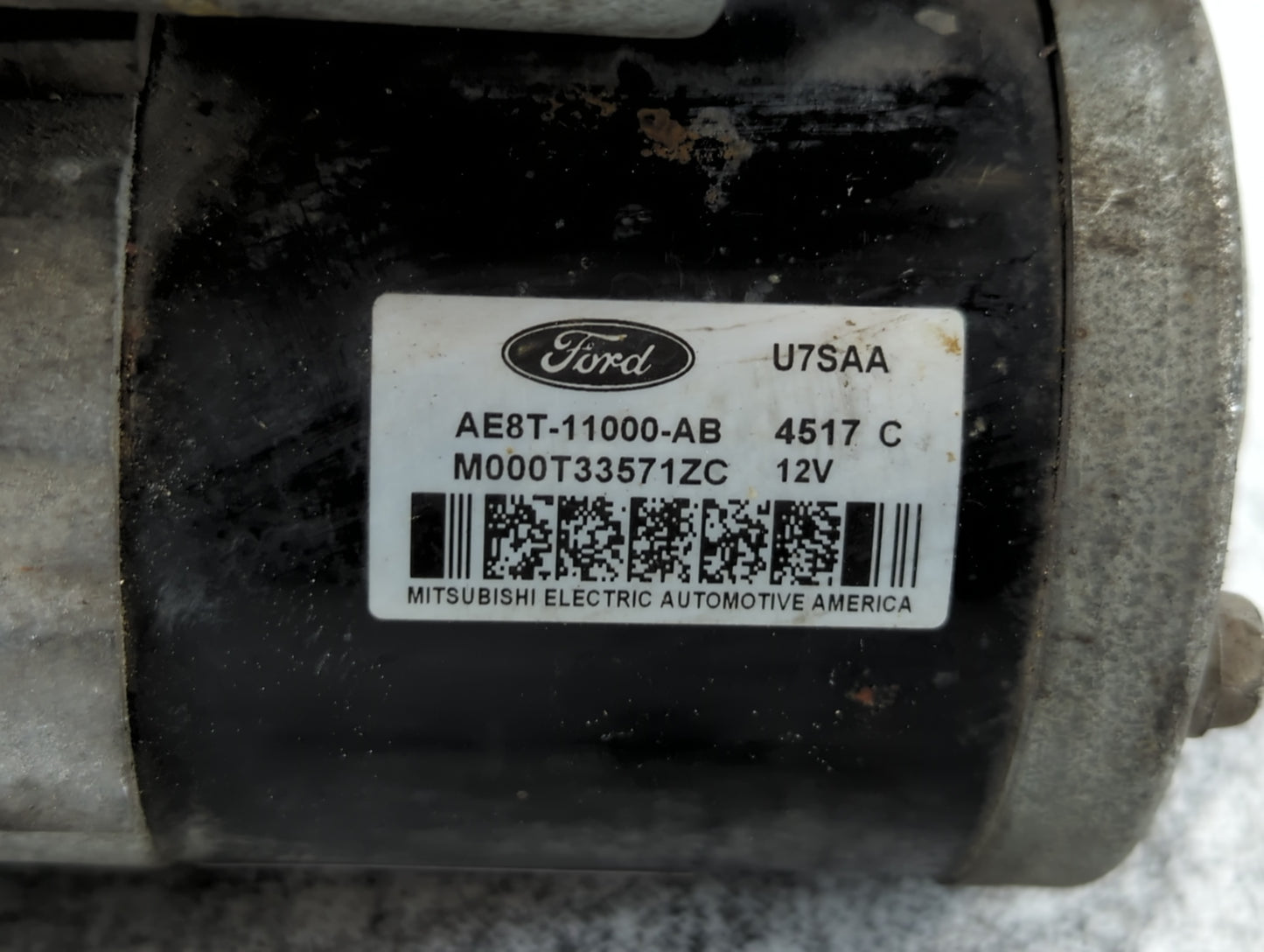 2011-2019 Ford Fiesta Car Starter Motor Solenoid OEM P/N:M000T33571ZC AE8T-11000-AB Fits OEM Used Auto Parts - Oemusedautopa