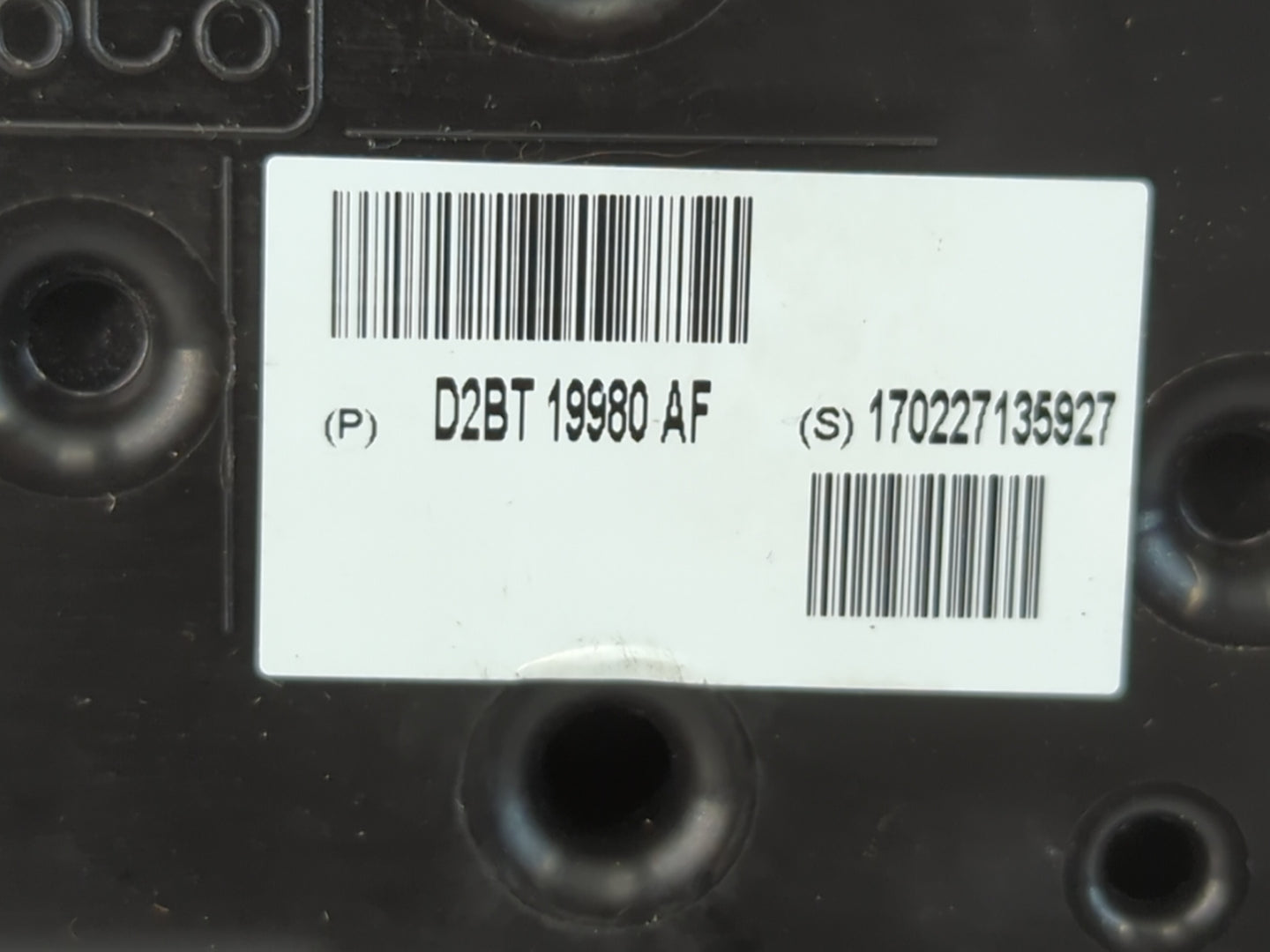 2014-2019 Ford Fiesta Climate Control Module Temperature AC/Heater Replacement P/N:D2BT 19980 AF Fits OEM Used Auto Parts - 