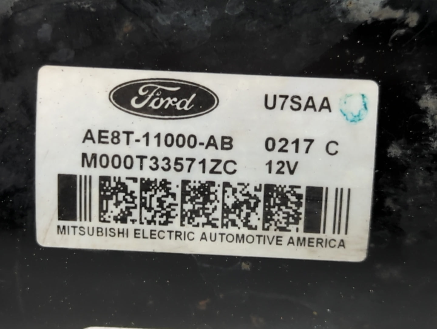 2011-2019 Ford Fiesta Car Starter Motor Solenoid OEM P/N:AE8T-11000-AB Fits Fits 2011 2012 2013 2014 2015 2016 2017 2018 201