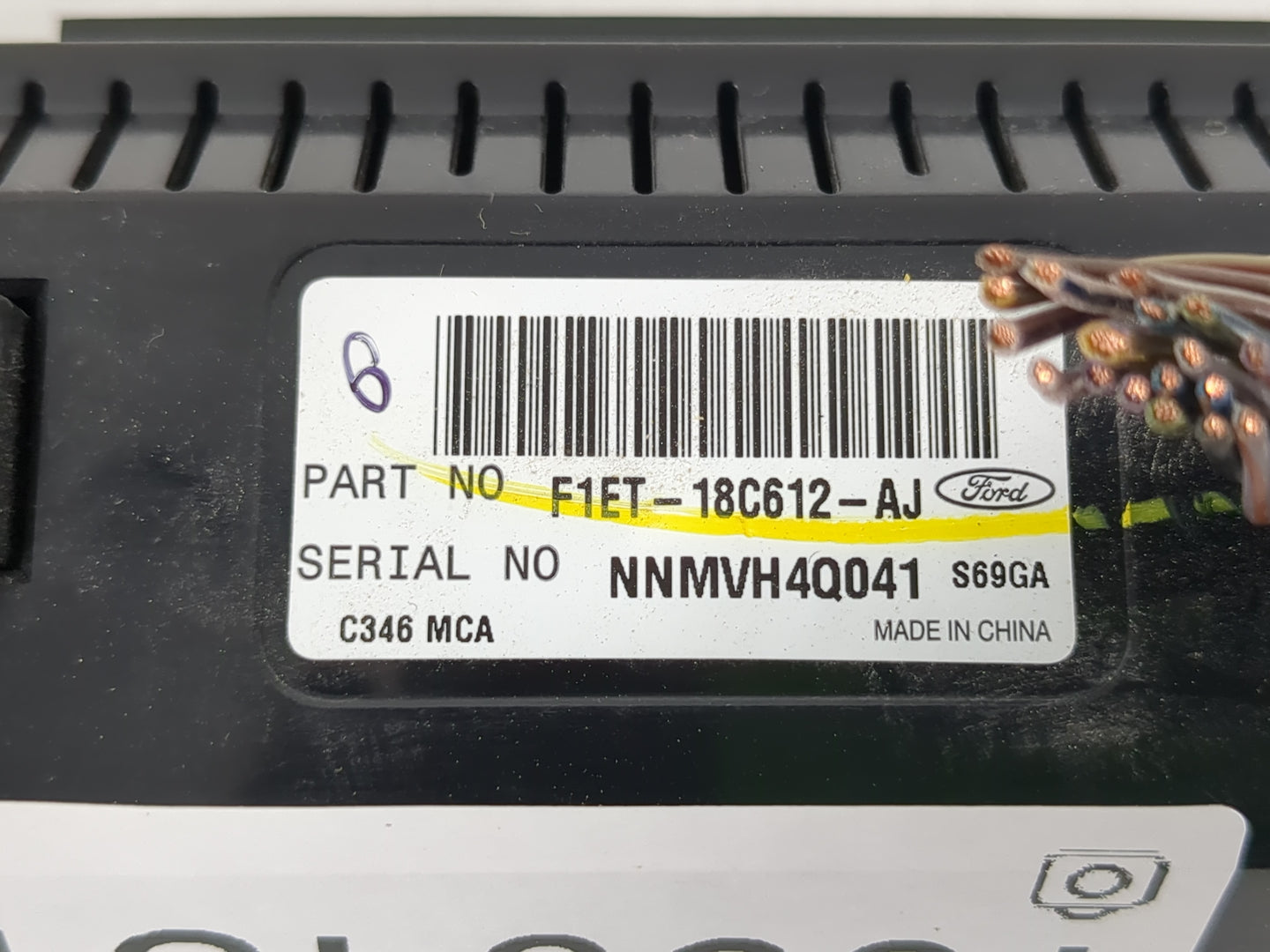 2015-2018 Ford Focus Climate Control Module Temperature AC/Heater Replacement P/N:F1ET-18C612-AJ Fits Fits 2015 2016 2017 20